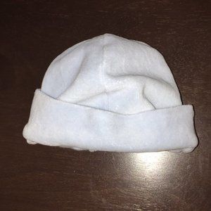 SALE   (must bundle) baby blue velvet baby hat
